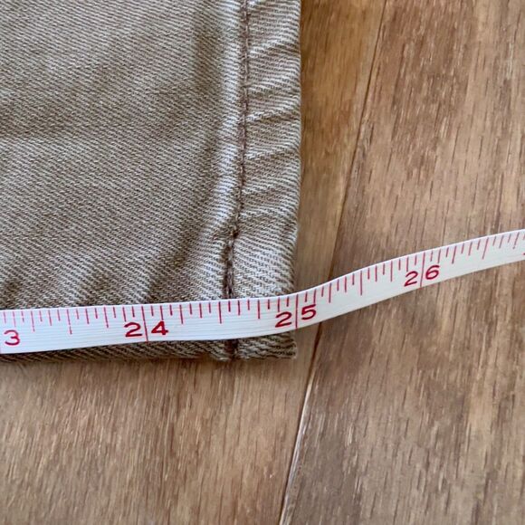 American Eagle Jeans Men's Size 26 X 28 Caramel Brown Airflex+ Athletic Fit Slim - Picture 11 of 12